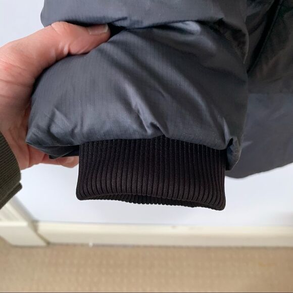 Fouganza Dark Grey “Black Panther” Fur Trim Hood Long Puffer Winter Coat - Picture 13 of 14